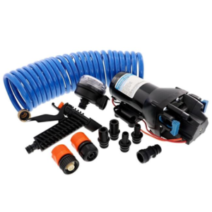 JABSCO HotShot HD4 Washdown Pump Kit with 7.6 m Hose, 12V, 4 GPM, 60 PSI - Q401J-118N-4A