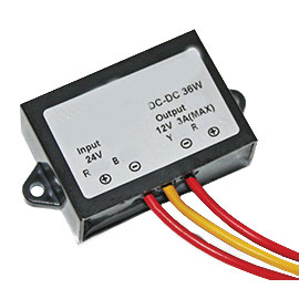 LUNASEA 24V DC to 12V DC 3A Converter - LLB-17PA-11-00
