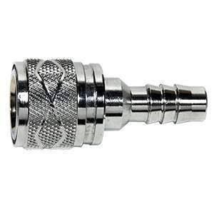 SCEPTER Suzuki 3/8 Inch Barb Female Fuel Line Connector, Chrome-Plated Brass - 05785