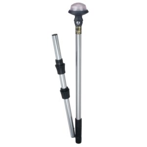 PERKO Delta 2 nm Fold-in-Half Universal Pole Light, 48 in. - 1451-DP6-CHR