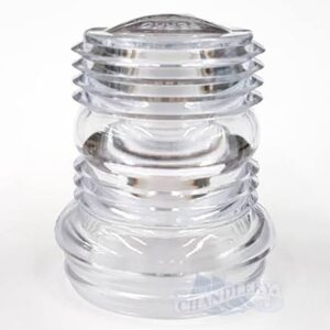 PERKO Replacement Clear Fresnel Globe for White All-Round Lights - 248-DP-CLR