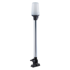 PERKO 2 nm Horizontal-Mount Folding White All-Round Light, 14 in. - 1634-DP-CHR