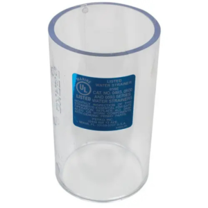 PERKO Clear Replacement Cylinder for 0493 Size #8 1-1/2 in. Strainer - 493-008-99C