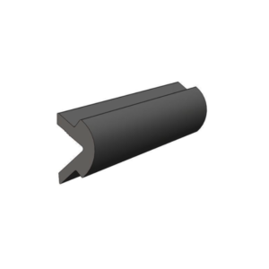 TACO MARINE 1" x 1/2" Flexible Vinyl Rub Rail Insert, Black, Sold by the Foot - V12-0303BKA200