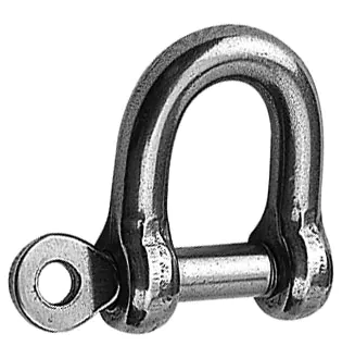GLOMA Captive Pin 'D' Shackle 5/16" - 104-I